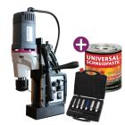 Magnetkernbohrmaschine OPTIdrill DM 50V mit stufenloser Drehzahl +Bohrer-Set +Schneidpaste