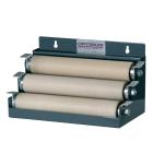 3 Stück PVC-Tragrollen für Materialständer inkl. Wandhalter