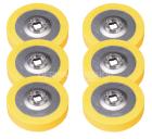 6 Stück - Vorschubrollen 120 x 25 x 16 mm