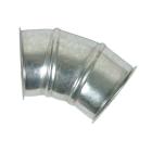 Bogen 45° beidseitig gebördelt Ø 250mm