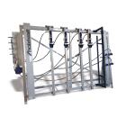 Verleimpresse/Rahmenpresse VP 3000x6 RP mit 4 Presseinheiten 1 Niederhalter 1 Seitendruckeinrichtung