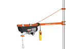 Mini-Elektroseilwinde MES 250-2 H inkl. Wand-Schwenkarm WSA 300-1100-2