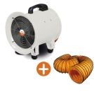 Mobiler Ventilator MV 30 inkl. 10 m Lufttransport-Schlauch