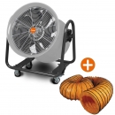 Mobiler Ventilator MV 80 inkl. 10m Lufttransport-Schlauch