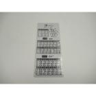 Ersatz-Gewindeschneidtabelle für Drehmaschine D180/TU2004V Pos. 147 #03420301147