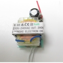 Ersatz-Trafo für Kapp- und Gehrungssäge KGZ 255, 305 E IN: 230V AC / OUT: 3V DC Pos. 28 #0570230528