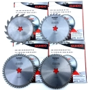 GUHDO HW-Handkreissägeblatt-Set 190 x 2,6/1,8 x 20 Z16/32/58 mit Sternbohrung