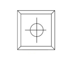 HW-Falzmesser 12x12x1,5mm, 35° 09.453